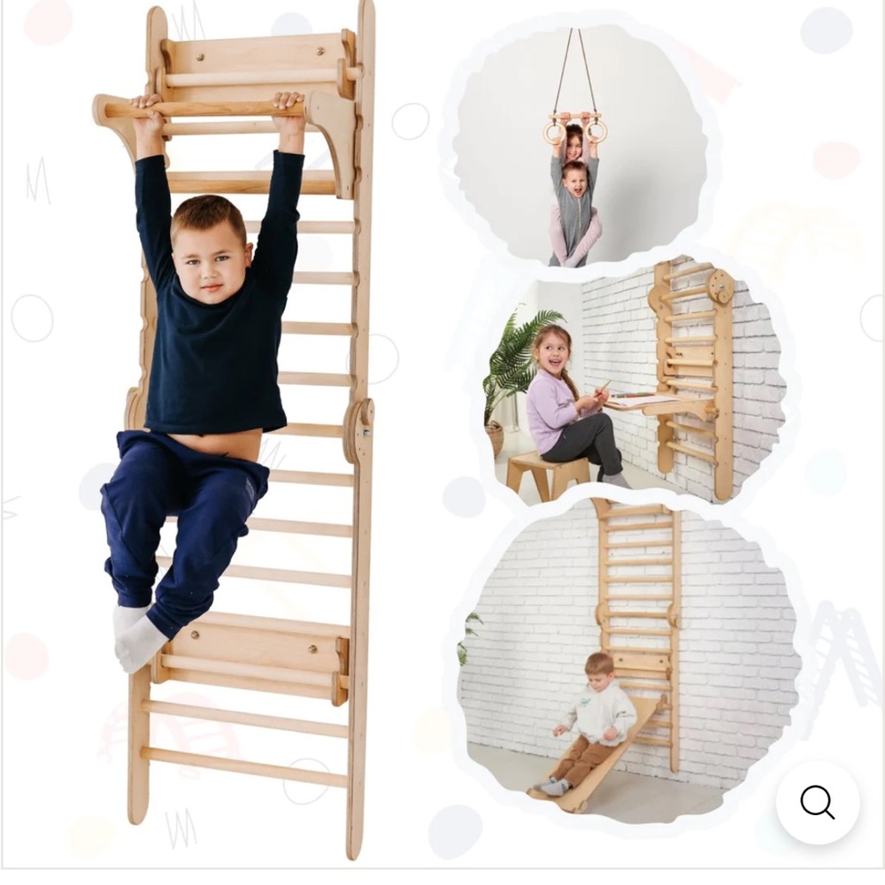 Goodevas indoor wood Swedish ladder